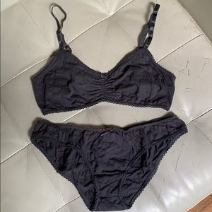 NWOT spell lana charcoal intimates size large